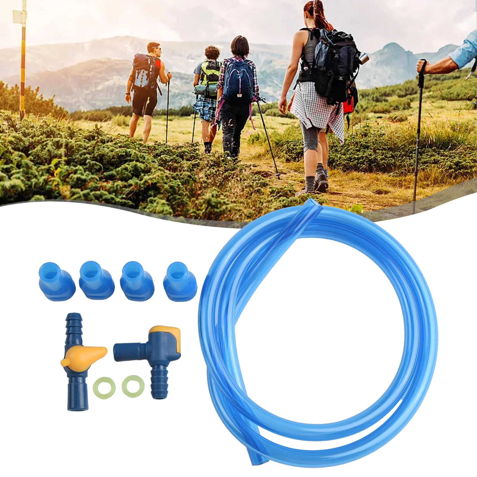 

Hydration Drinking Pack Drink Hose 3ft+Bite Mouthpiece With Bite Valve For Water Reservoir For Cycling Riding Outdoor Activity