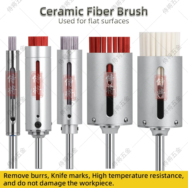 

End Surface Ceramic Fiber Brush Imported Oil Stone Wire For Polishing Brushing Deburring Flat Metal Surfaces Removing Knife Mark