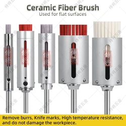 End Surface Ceramic Fiber Brush Imported Oil Stone Wire For Polishing Brushing Deburring Flat Metal Surfaces Removing Knife Mark