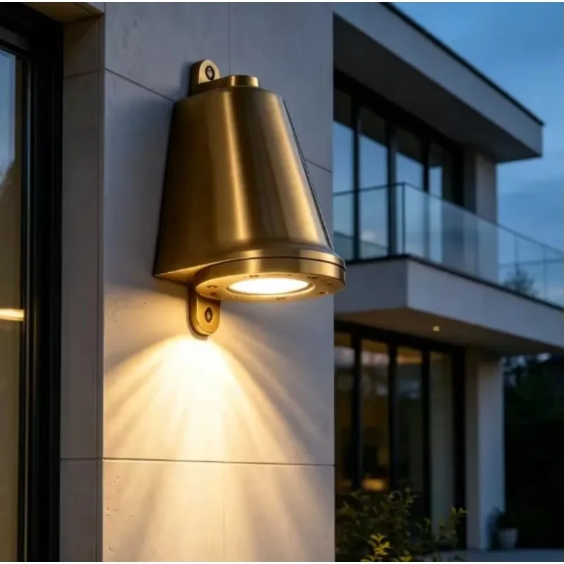 Outdoor Retro Industrial Style Clothing Store Entrance Sign Wall Light Coffee Exterior Single Head Wash Light
