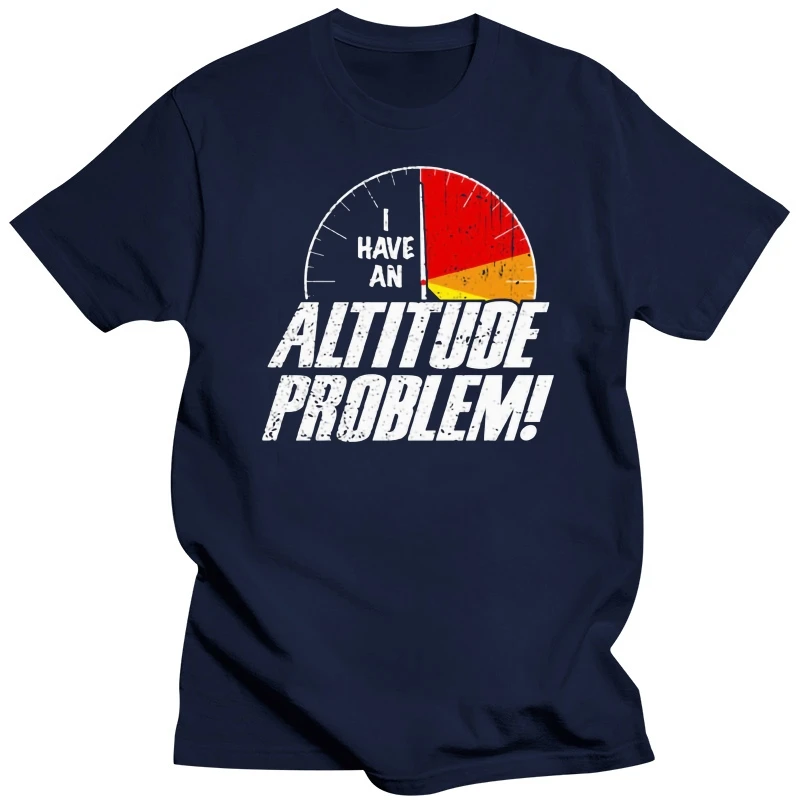 Altitude Problem Mens Funny Skydiving T-Shirt Free Fall Parachute Regiment Para For Youth Middle-age The Old