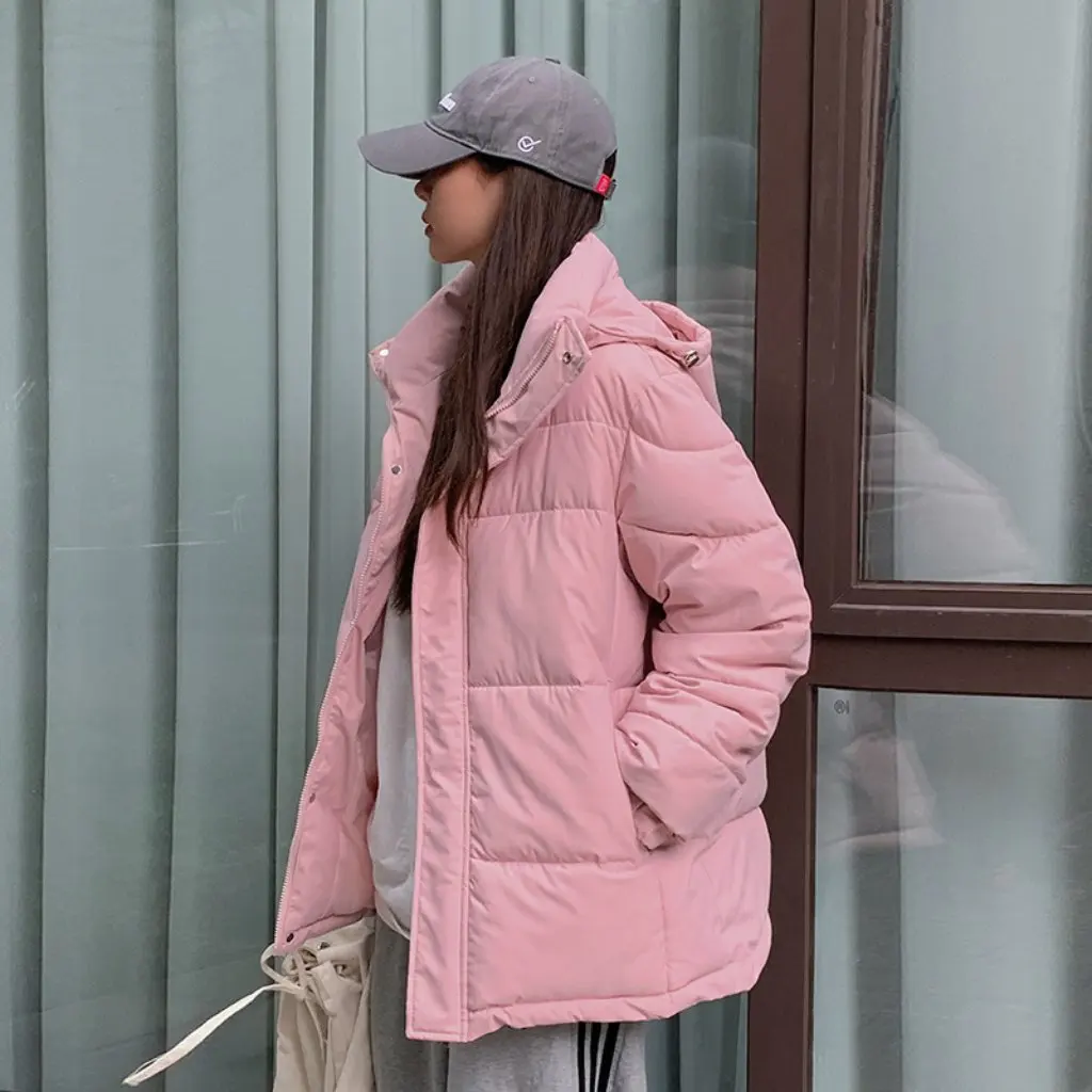 

Men Women Anti-season Mid-Play down Cotton-Padded Jacket Over-the-Knee Thickened Winter Coat Unisex Loose Fit New Style