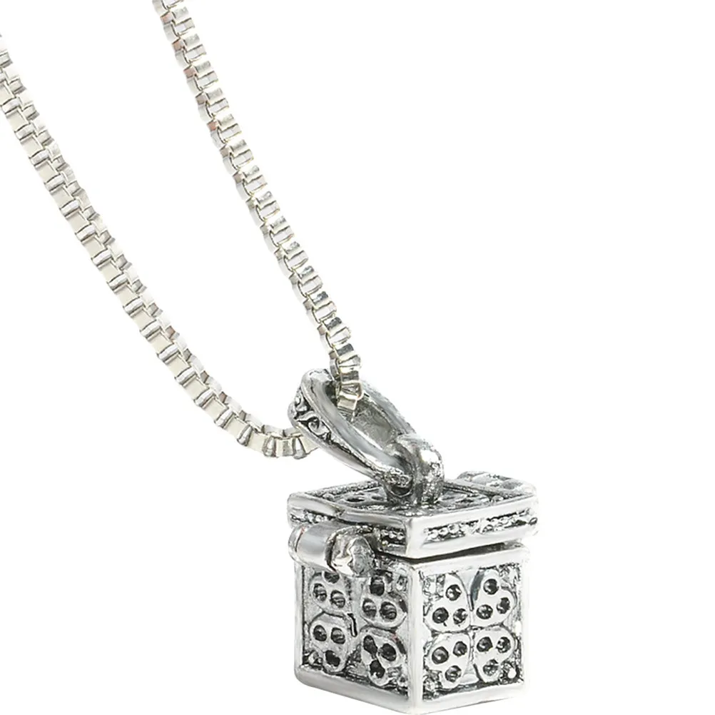 Urn Necklace for Pet Ashes Cremation Jewelry Keepsake Pendant Necklace for Dogs Cats Memorial Jewelry Display Dome Compatible