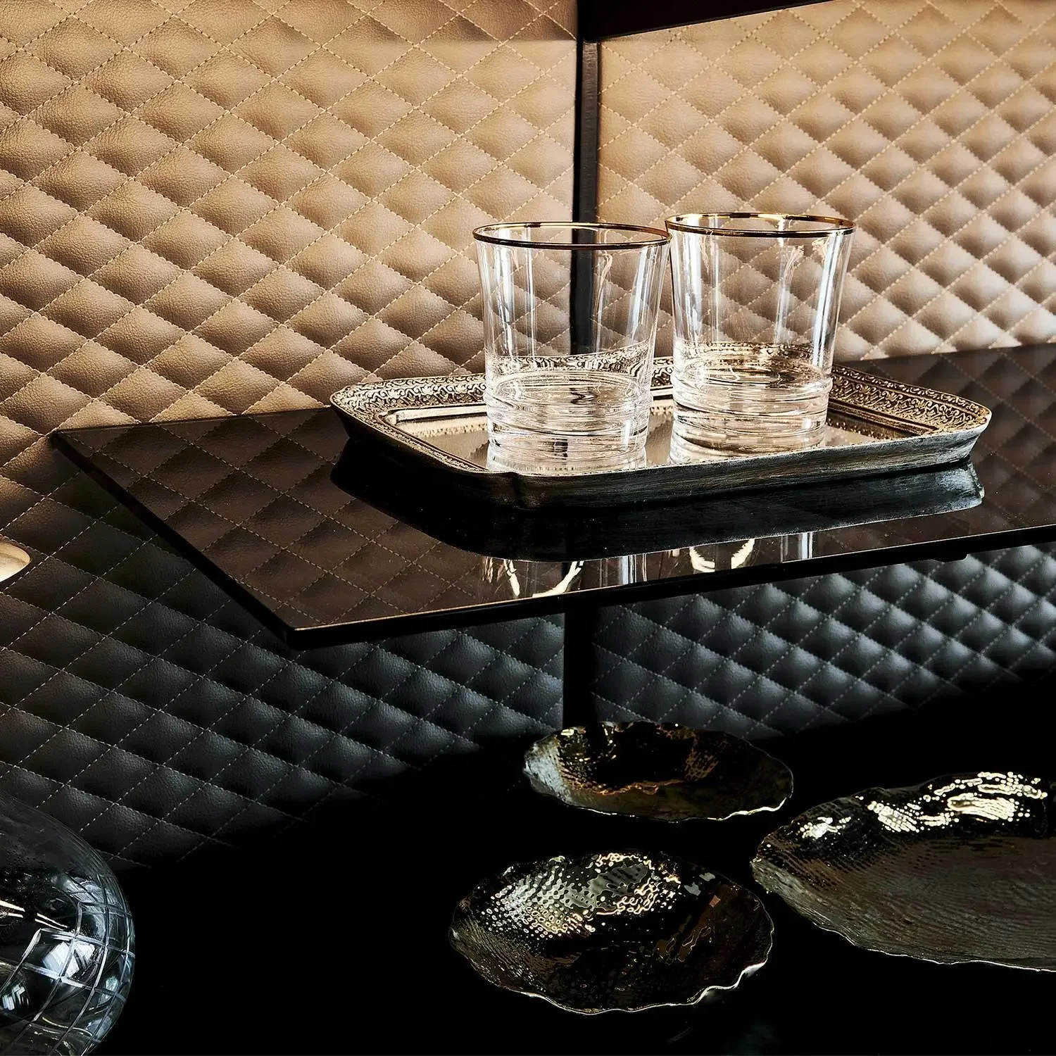 خزانة جانبية لغرفة الطعام مخصصة لخزانة المطاعم الإيطالية الخفيفة الفاخرة والحد الأدنى #2