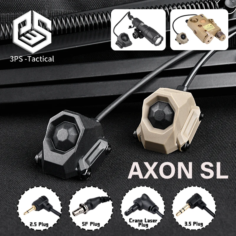 

Airsoft AXON Tactical Pressure Remote Switch For PEQ-15 DBAL-A2 MAWL NGAL OGL Laser Surefir M300 M600 Weapon Scout Flashlight