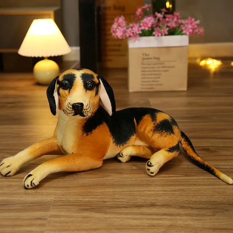 28cm German Shepherd Dog Plush Toy Soft Simulation Doll Kids Birthday Gift S0955