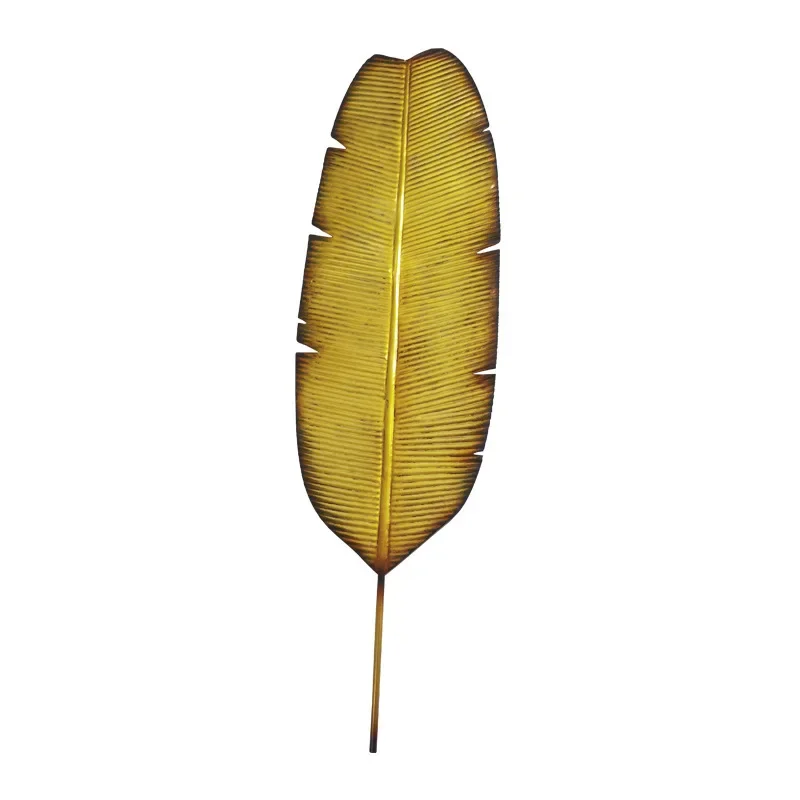 Wall background  decoration three-dimensional wrought iron wall decoration wall hanging pendant living room plantain
