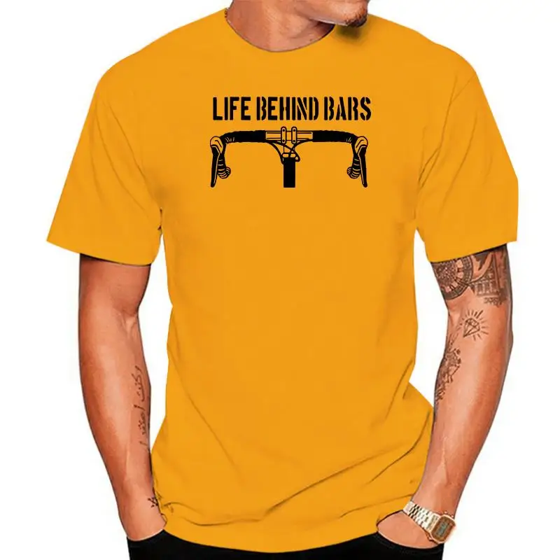 LIFE BEHIND BARS T SHIRT   SIZES  M-2XL  CYCLING BIKE CULTURE  FIXIE BIKE HANDLE