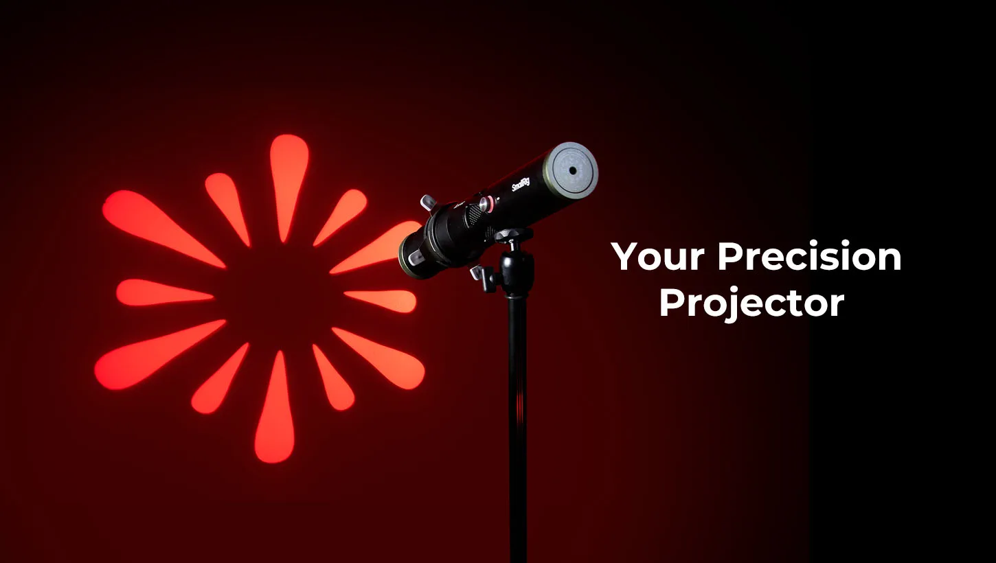 SmallRig RF 20C RGB Tragbare LED-Fotografie-Taschenlampe 20W Dimmbar 5 Farben mit 20 Strahlmuster-Filtern 10000mAh für Video – Detail 8