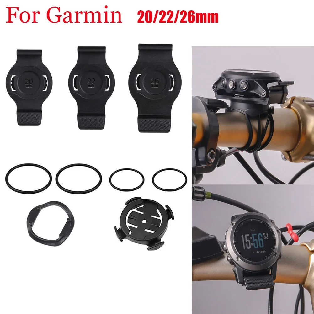 Bicycle Stopwatch Mount 20/22/26mm Removable Bicycle Speedometer Stand QuickFit Bicycle Stopwatch Holder for Garmin