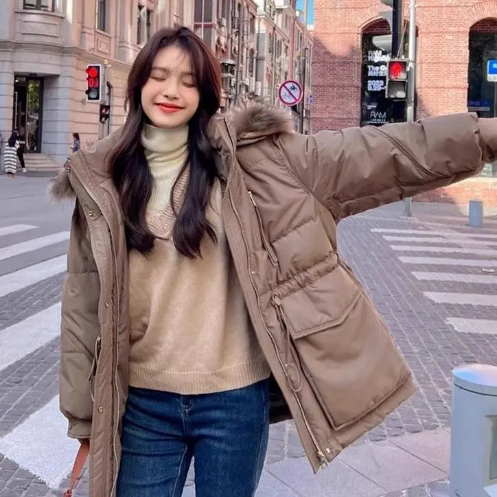 Winternieuw donsjack voor dames Commuter Hoodie Oversized Parker donsjack