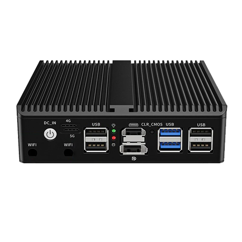 Imagem -03 - Soft Router Fanless Mini pc Intel Lago Alder N100 Intel I226 2.5g Lan Hdmi dp Pfsense 4g 5g Firewall Appliance Esxi Aes-ni