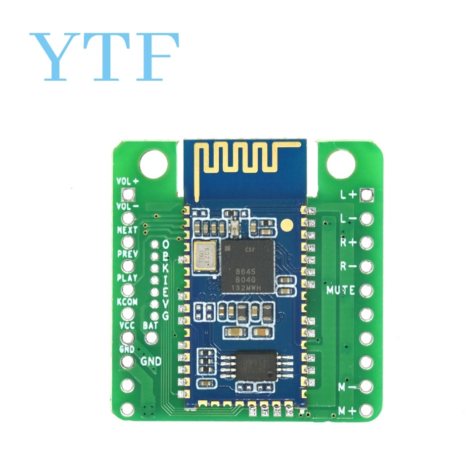 

Bluetooth-compatible 4.0 CSR8645 Amplifier Board 5W+5W APT-X Stereo Receiver Amp Module