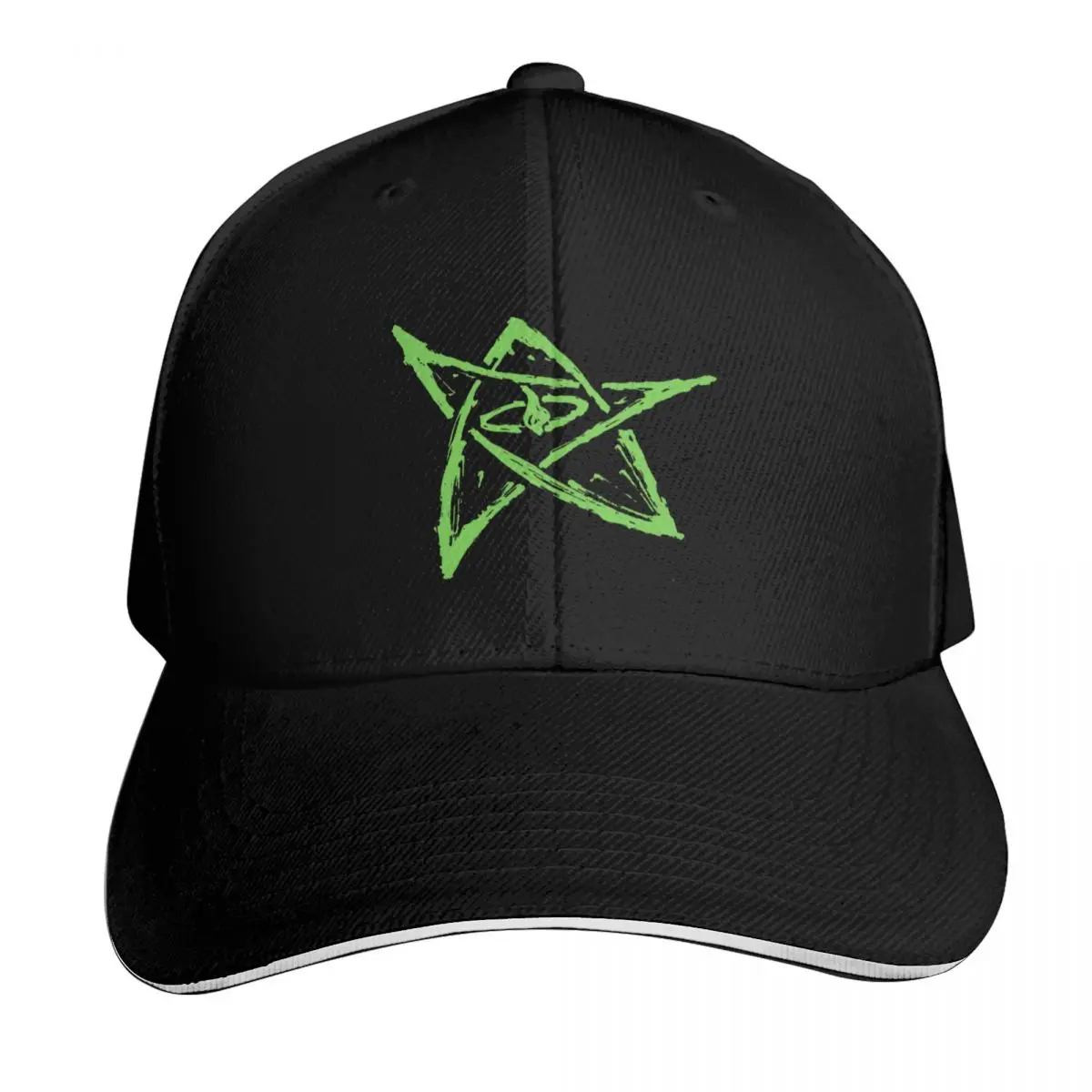 

Call of Cthulhu, Elder Sign - Green Baseball Cap Snapback Cap Male hat hats on offer Men's Baseball Women's