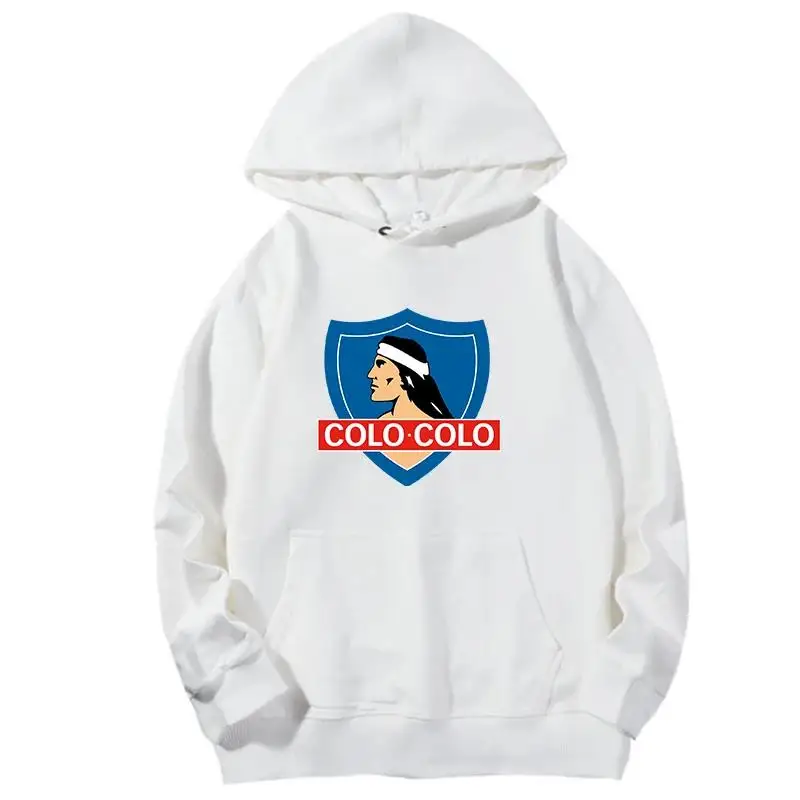 Classic Fashion Hoodie Colo Camista Football Blanco Football Fashion Printed Hoodie Autumn/Winter Fleece Couple Hoodie