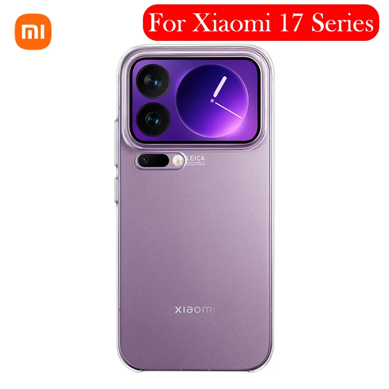 حافظة شفافة أصلية لهاتف Xiaomi 17 Pro Max وسادة هوائية غطاء خلفي لهاتف XIAOMI 17 PRO MAX