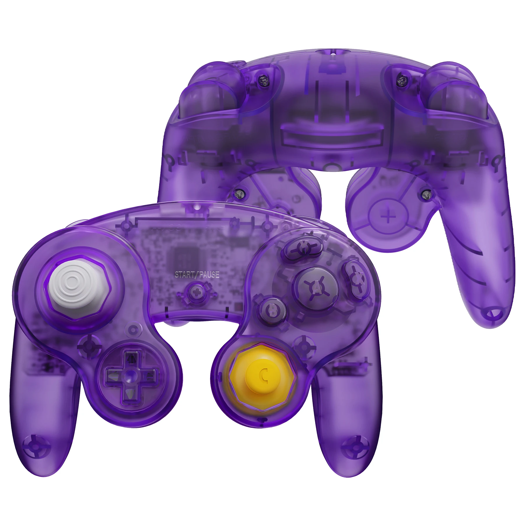 Płyta tylna eXtremeRate do kontrolera Nintendo GameCube, niestandardowa obudowa z przyciskami - seria Clear — zdjęcie produktu 7