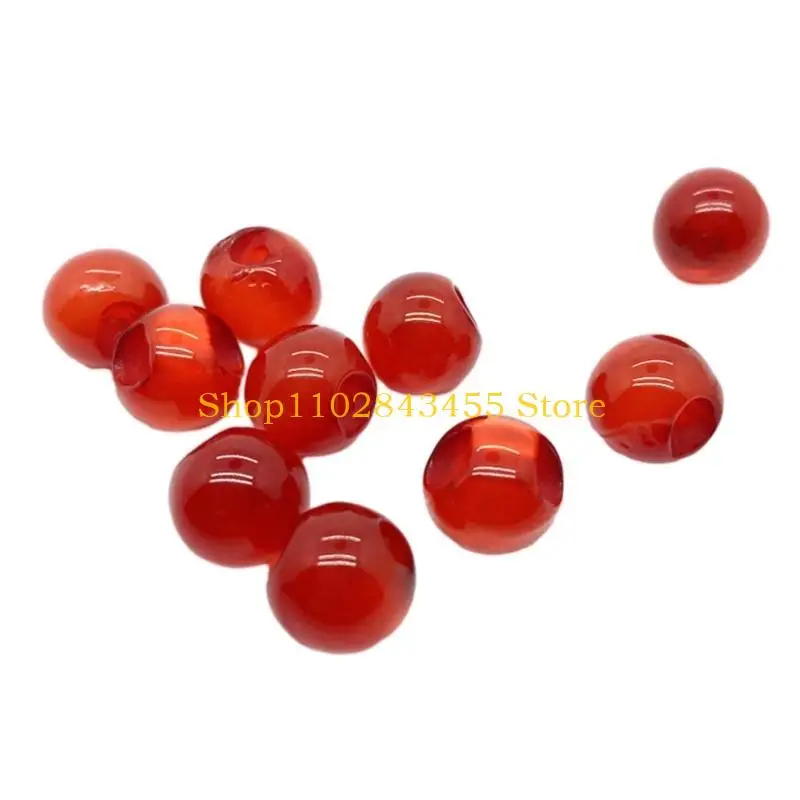 49MC 10PCS Cheongsam Button Bead Clothing Garment Accessories for Traditional Costume TangSuit Jade Bead Pearl Buttons