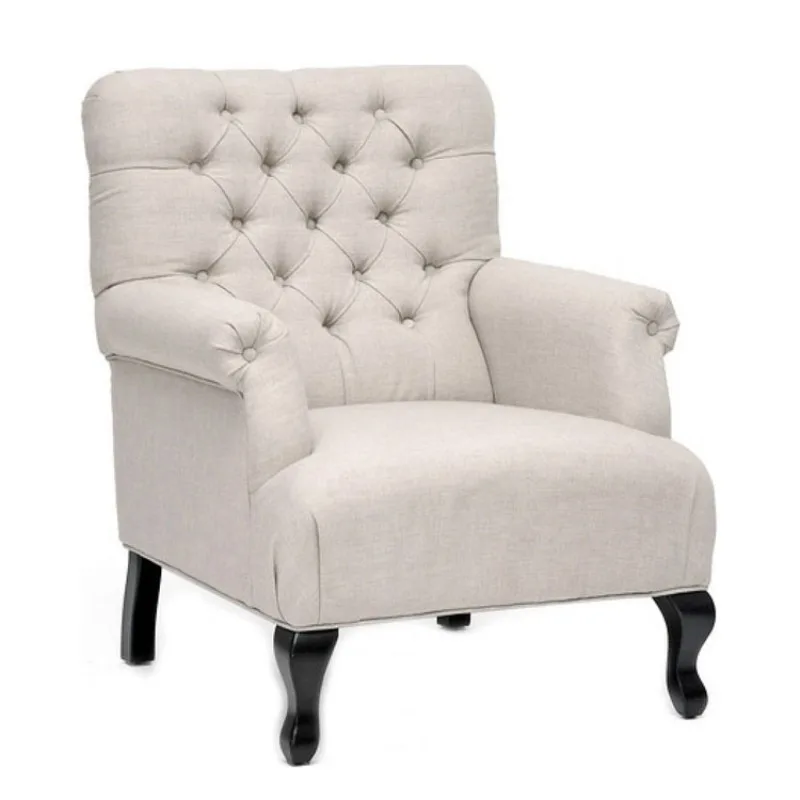 

Sofa Chair Single Leisure Chair Tiger European Simple Modern High Back Sofa Single Fabric