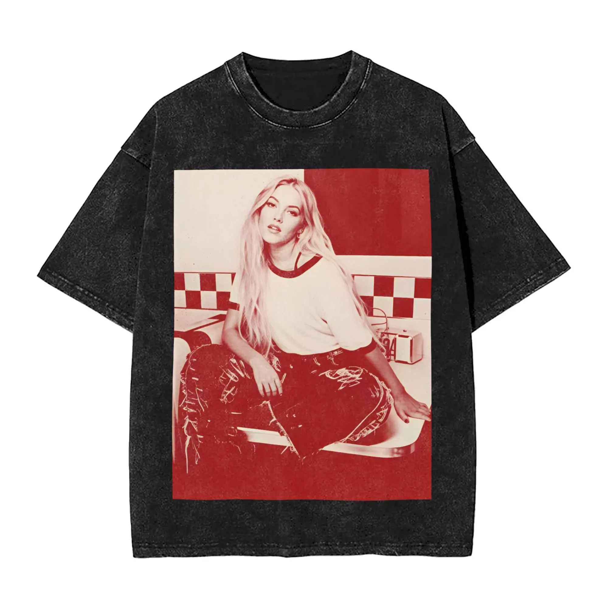 Bad Taste Photo Freya Skye T Shirt Men 100% Cotton Humorous T-Shirt Round Collar  Tee Shirt Short Sleeve Tops Plus Size