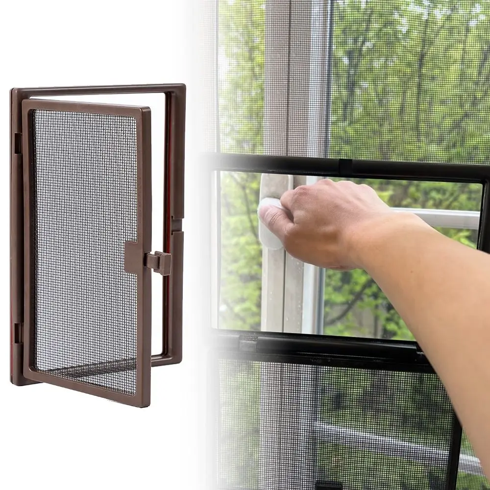 Practical DIY Window Screen External Opening Removable Insect Screen Net Invisible Window Screen Mesh