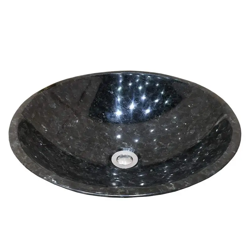 Black and red diamond wave sand granite outdoor basin fashion outdoor balcony wash basin