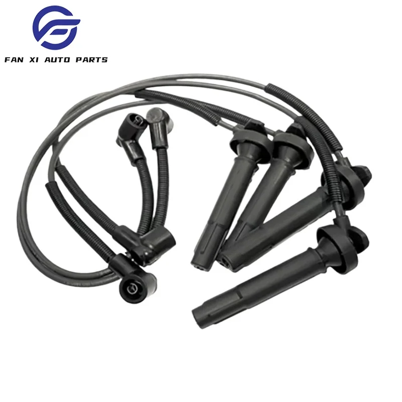 

4 шт. кабель зажигания, набор проводов для свечей зажигания высокого напряжения, подходит для Subaru Forester OEM 22453-AA140 22453AA140