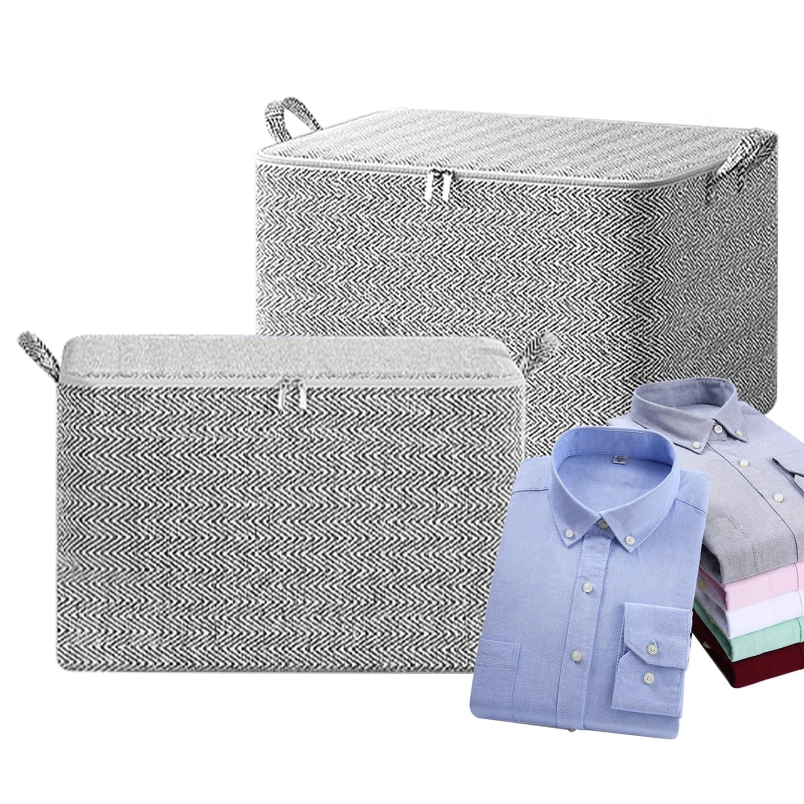 1pc Household Large Capacity Storage Bag, Closet Wardrobe Organizer Can Be Used Compatible For Quilt Clothing