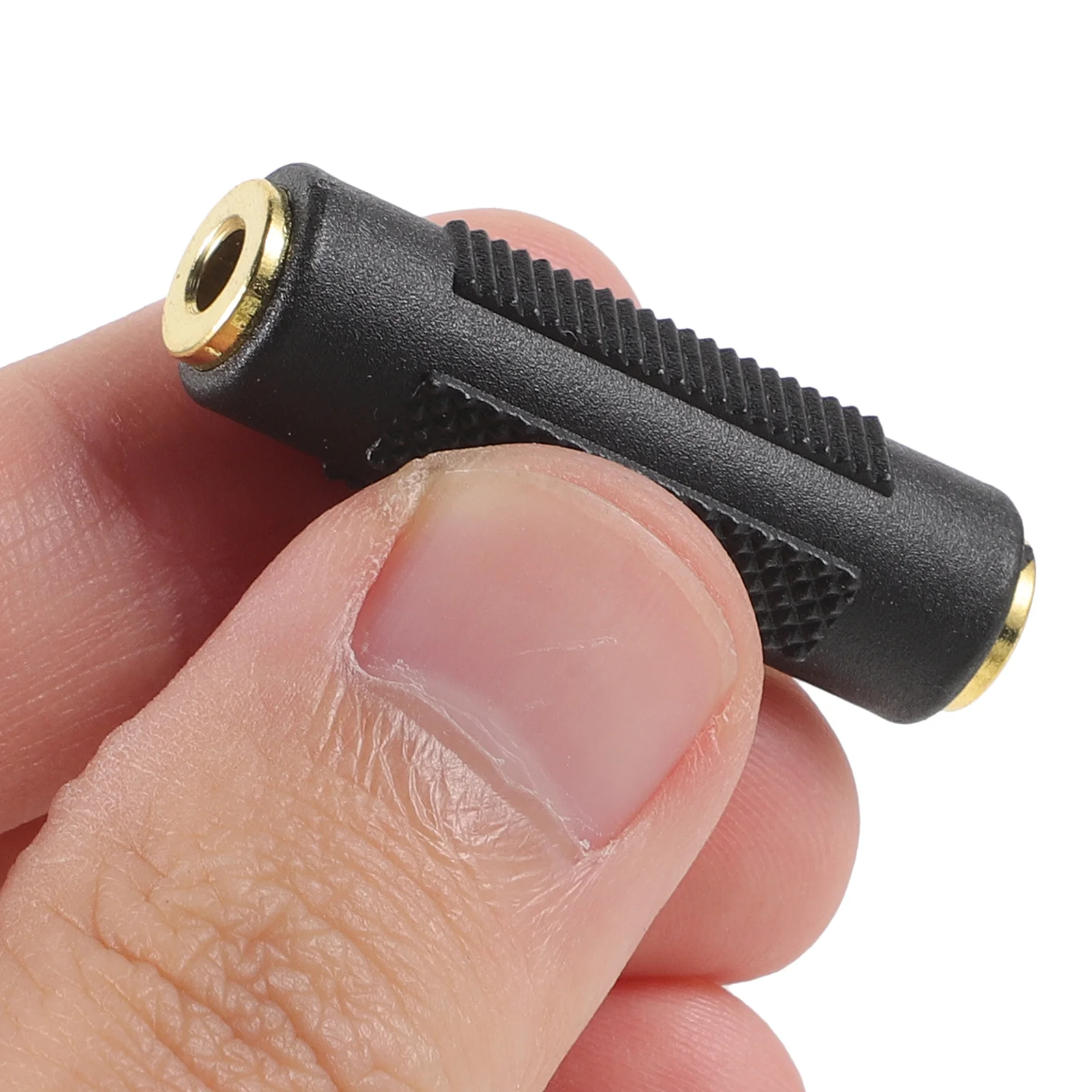 4 stuks 3,5 mm audio-adapter microfoonconnector hoofdtelefoon converter stereo vrouw-vrouw kabel geslachtswisselaar voor pc