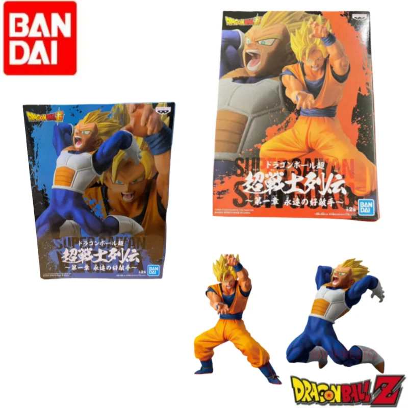 

In Stock Original Bandai Anime Merchandise Action Figure Dragon Ball Banpresto Son Goku Bejita Yonsei Figurine Model Ornaments