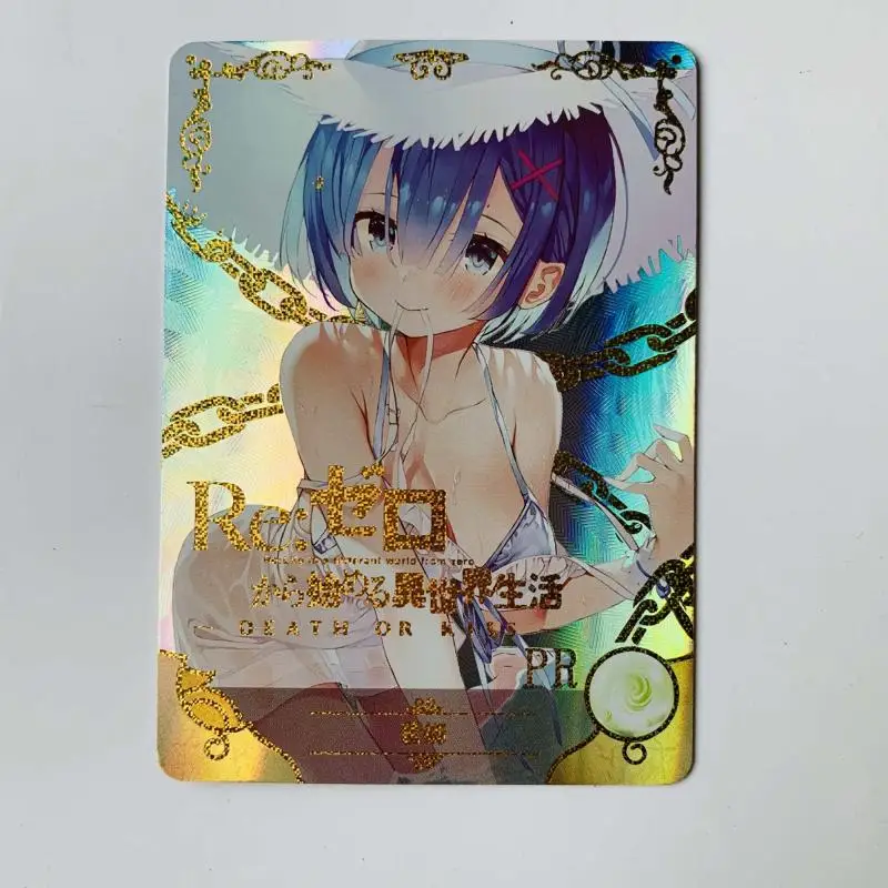 Goddess Story Rem Hayasaka Ai PR card cartoon Anime characters Bronzing collection Game cards Christmas birthday Children\'s toys