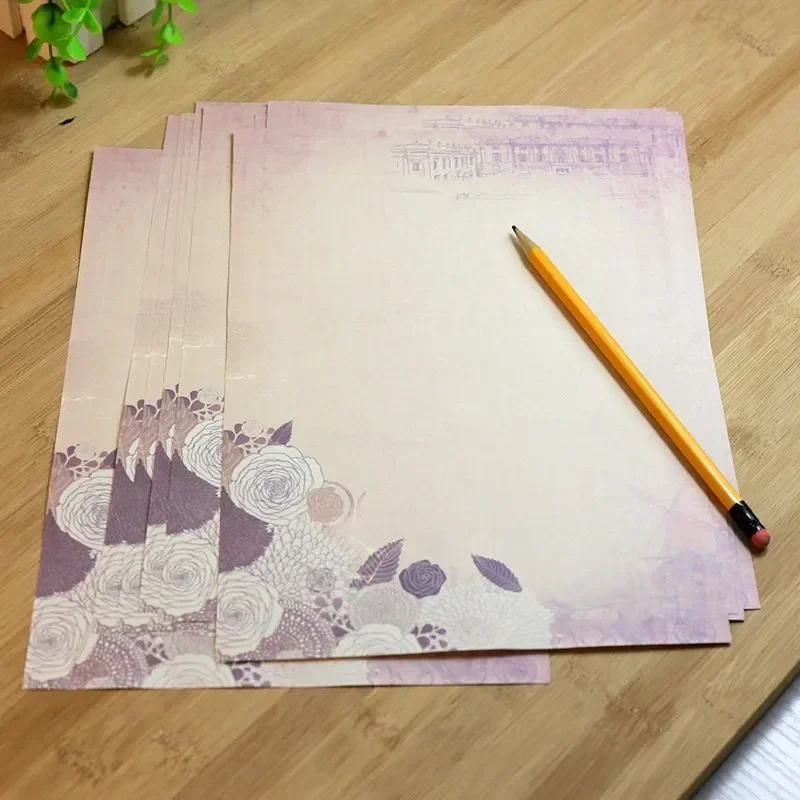 

Paper Vintage 10pcs European Style Envelope Letter Pads Message Pad Writing Supplies Wedding Letter School Stationery