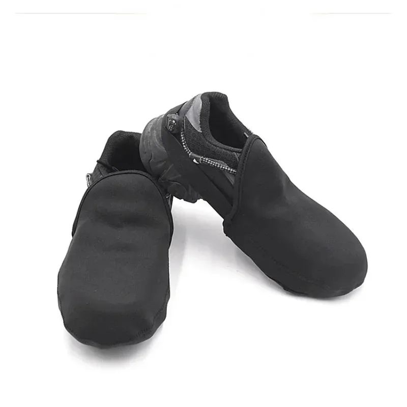 Mountain Road Bike Shoe Cover Half Palm Toe Lock Windproof Bicycle Protective Cover Shoe Cover To Keep Warm During Winter Riding image 3