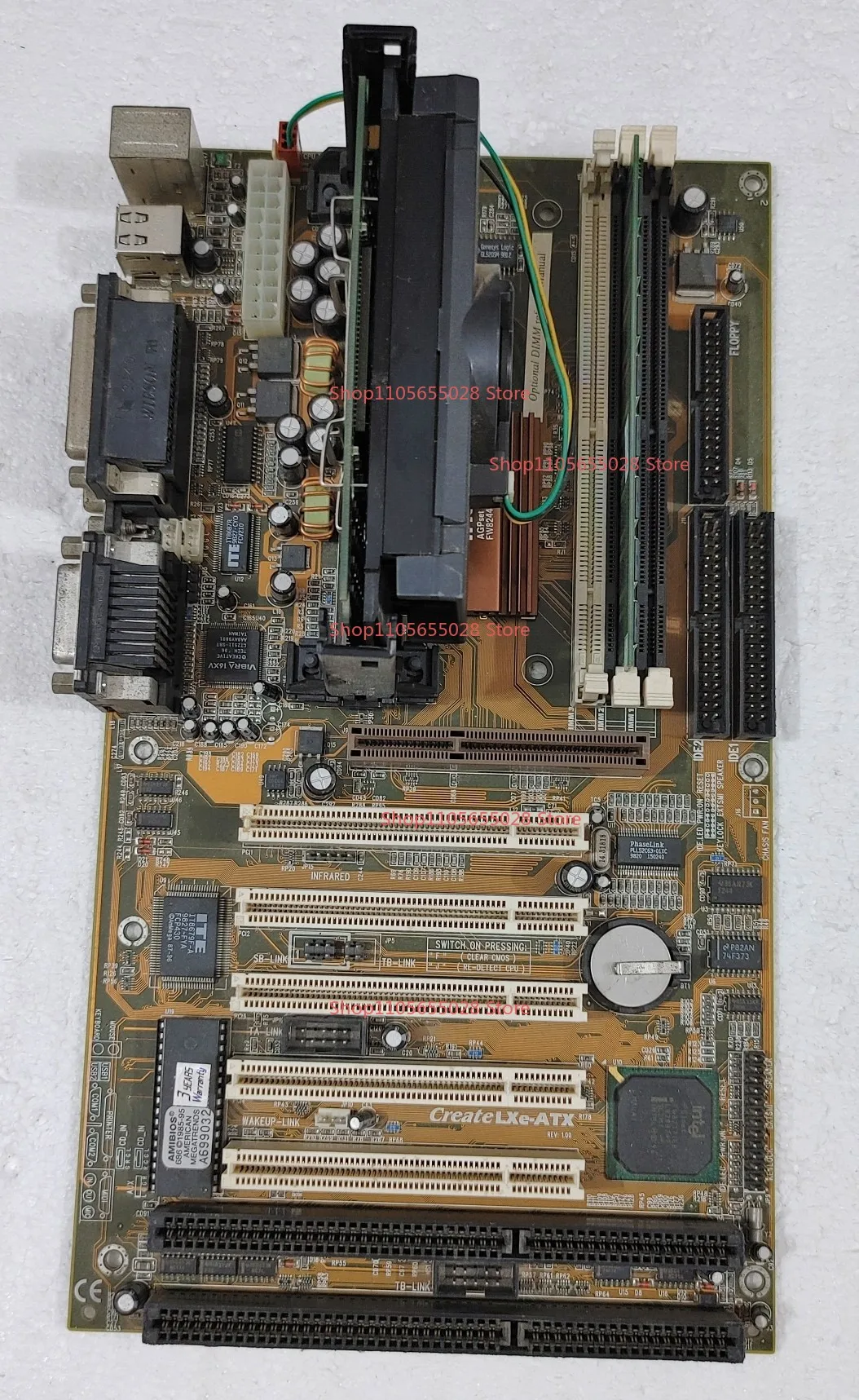 For Vintage CreateLXe-ATX Main Board Cpu Memory Stick Three-piece Set