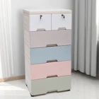 Storage Cabinet with 6 Drawers, Closet Drawers Tall Dresser Organizer for Clothes, Playroom, Bedroom Furniture