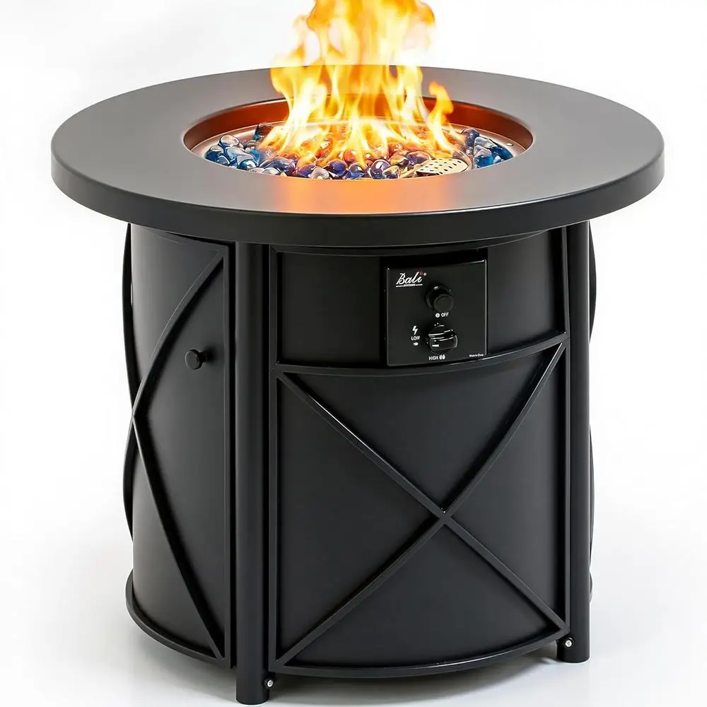 

50000 Propane ire Pit or Outdoor, 30 in ire Pit Table Outdoor, Round irts or Outside Backyard, Patio
