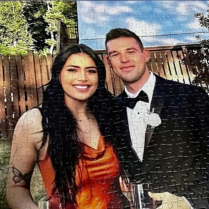 Customizable 1000-Piece Puzzle - Personalized Puzzle with Photo Upload - Family Puzzle Game to Enhance Relationships - Suitable for Christmas - Wedding - Birthday - Advanced Level - Mixed Colors - Christmas - Halloween Gift - Customizable Puzzle - Durable Structure - Puzzle - Cute Puzzle - Activity - Holiday Gift - Customized Keepsake - Reusable - Memorial Gift - Suitable for Adults
