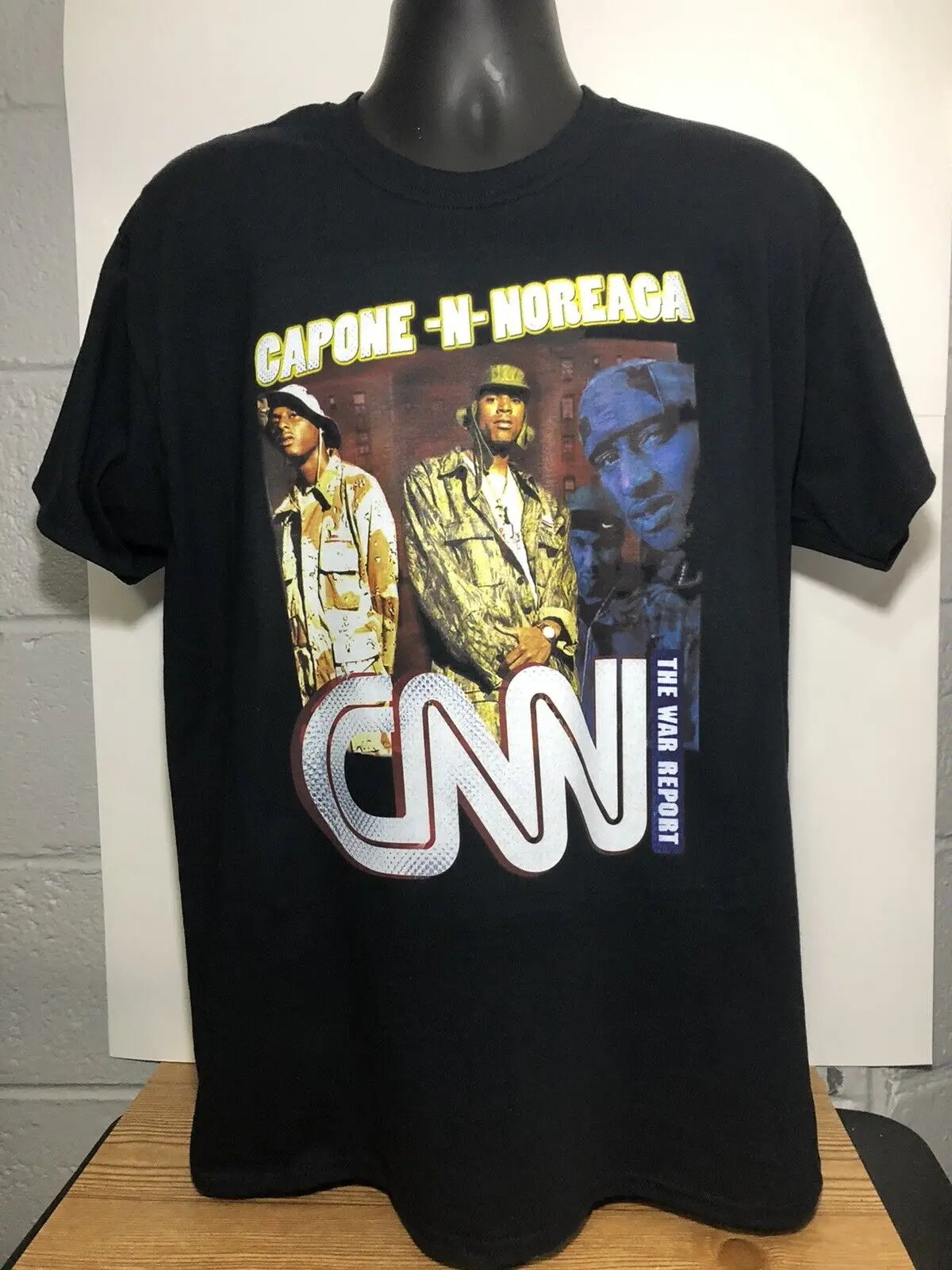 Capone - N - Noreaga 90s style Bootleg Tee CNN Queen New York