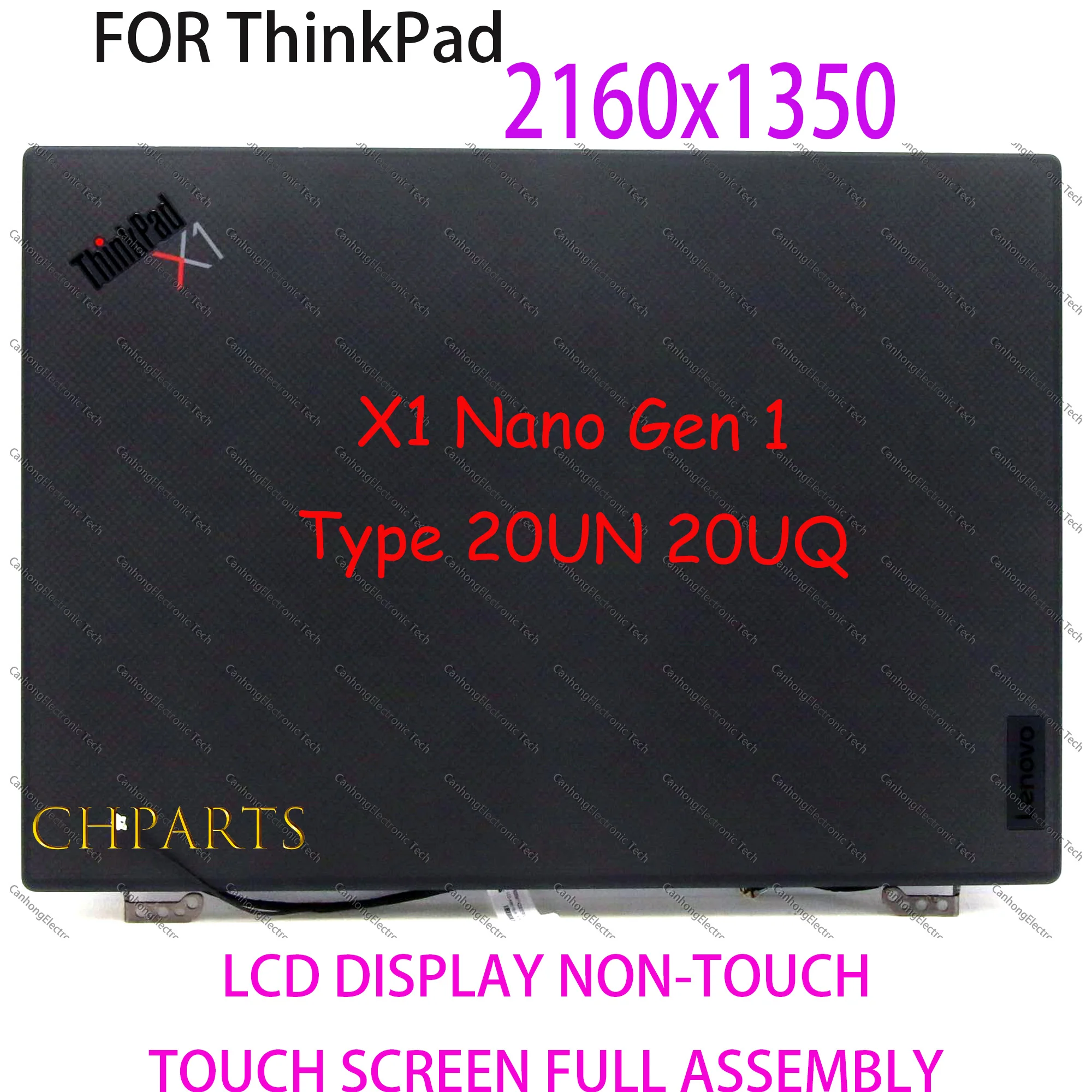 14,0 "2160x1350 IPS ЖК-экран для Lenovo Thinkpad X1 Nano Gen 1 Тип 20UN 20UQ Сменная панель для ноутбука Полная сборка