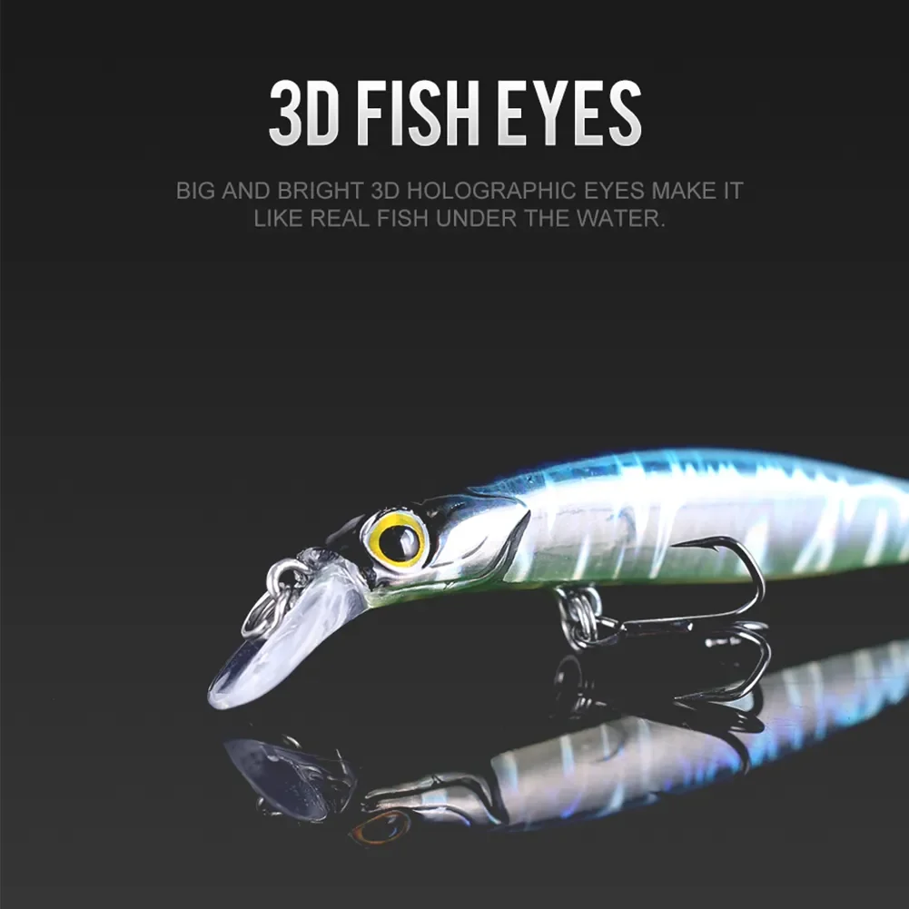 Kingdom Sinking Minnow Bait 60 80 95 105mm Wibrująca tonąca przynęta Jerkbait Swimbait Magnet Trasnfer Long Casting Hard Fishing Lure — zdjęcie 5