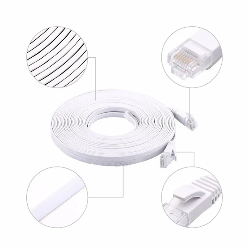 Cat 6 Ethernet Cable LAN Network Cord,Internet, Network Cable - Supports Cat6 Network Standar Gigabit high-speed Network Cable