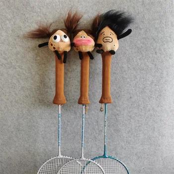 Cotton Toy Badminton Racket Handle Cover Plush Doll Grip Protectors Handcraft Gift