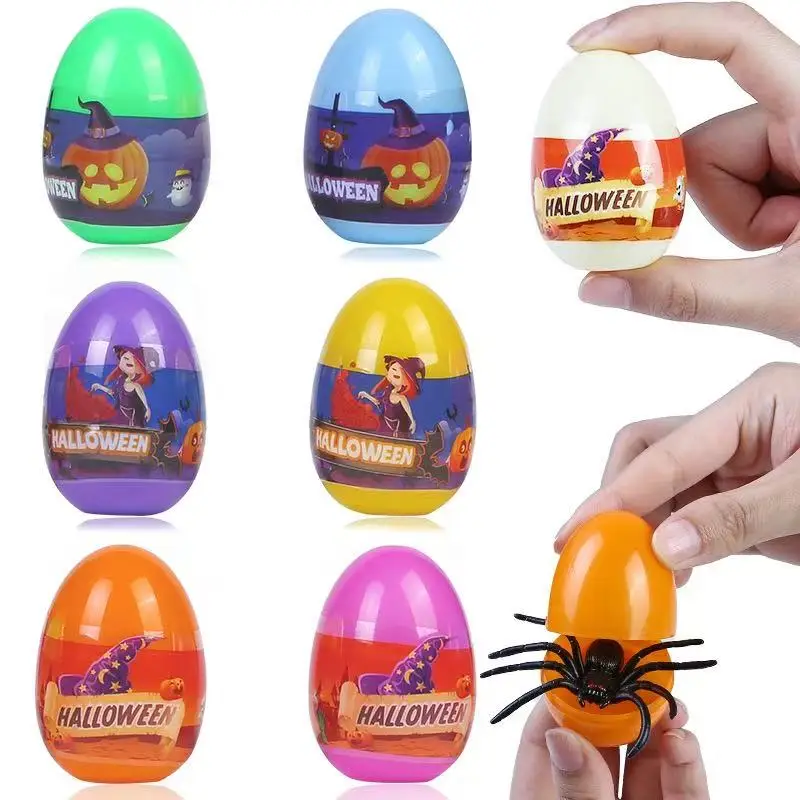 مفاجأة المزحة لعبة غلاف البيض هالوين تحت عنوان صندوق أعمى هدية حفلة لعبة متعة تويست البيض مع طلاء الفيلم للكبار #2