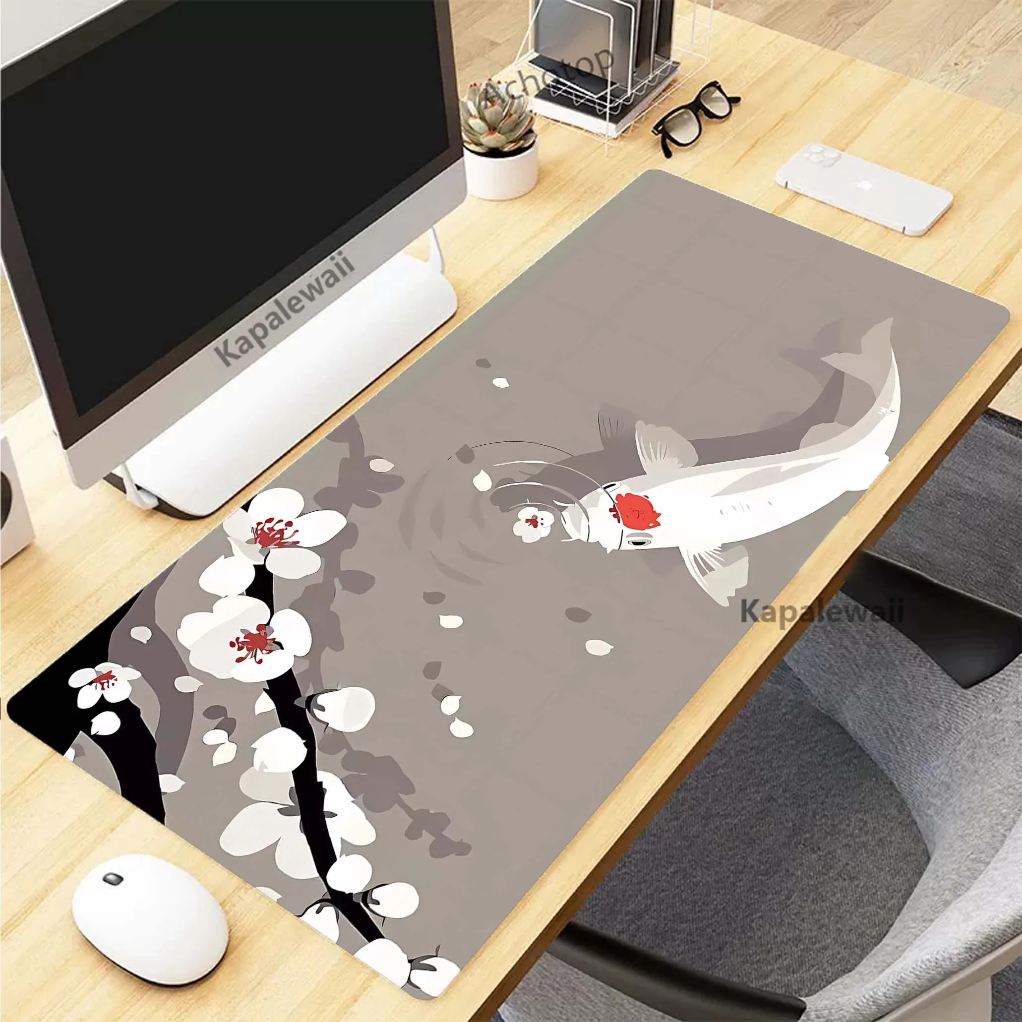 Mountain Serenity Japan Art Gaming Mouse Pad Large Mouse Mat Laptop Mouse Carpet Game Carpet Keyboard Pads Gamer Desk Mat