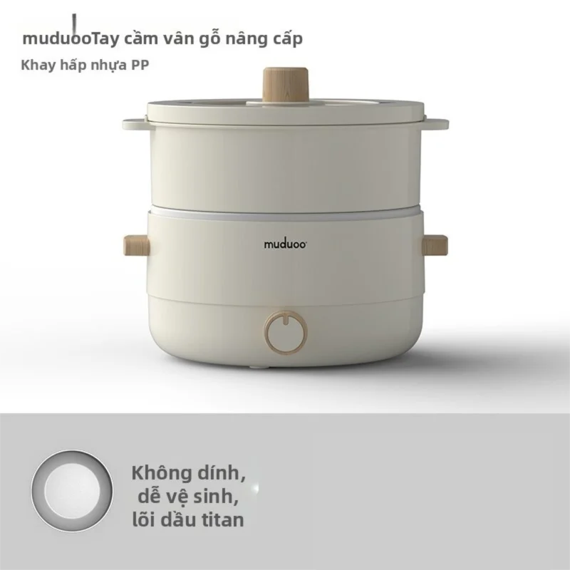 muduoo | Multi-functional Small Electric Hot Pot - 7