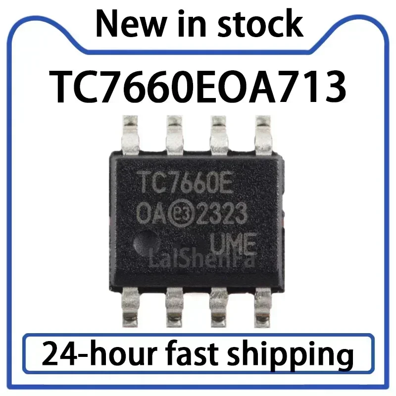 5PCS TC7660EOA TC7660EOA713 Package SOIC-8 Charge Pump DC-DC Voltage Converter Chip Stock