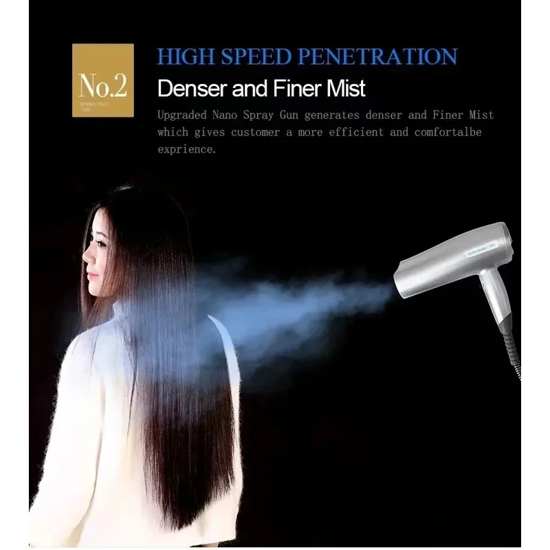 مكواة بخار نانو لاستخدام الصالونات، آلة العناية بالشعر، آلة العلاج بالتدفئة، أداة لـ