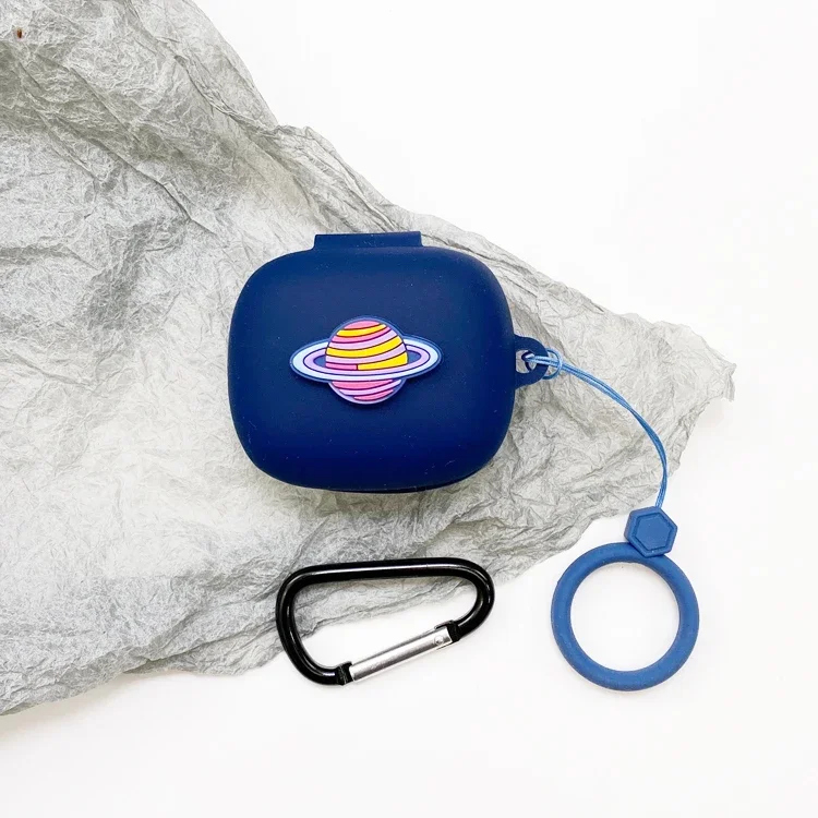 Funda de silicona para auriculares SHOKZ OPENFIT, funda divertida para accesorios de auriculares, funda Shokz Openfit con correa para el dedo