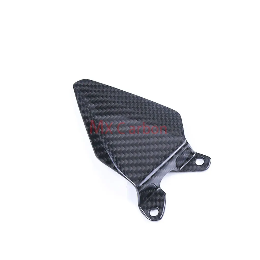 For  MV Agusta Brutale 800 800RR 800RC 2017 -2023 100% Carbon Fiber  Left Rear Heel Plate Motorcycle Accessories