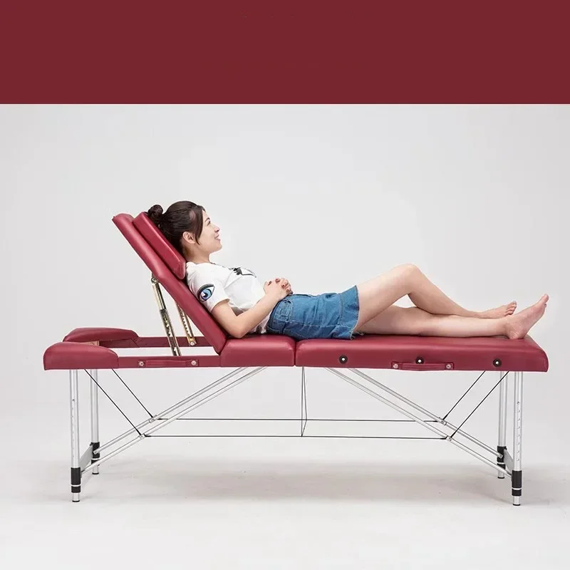 

Многофункциональная портативная массажная кушетка для наращивания ресниц с подъемным механизмом для шейного отдела позвоночника, мебель для салонов красоты